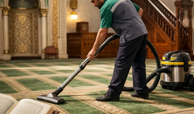 L’entretien des moquettes des mosquées