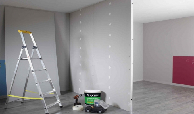 The plasterboard partition
